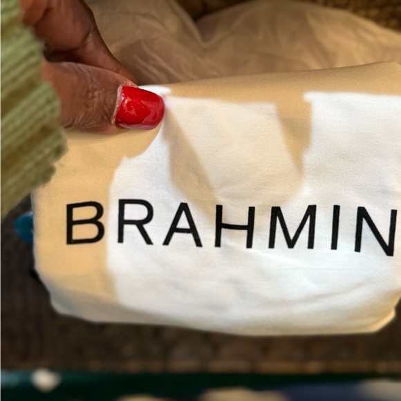 Brand NEW Brahmin“Small Hallie”comes with registration card strap and dust bag. - Picture 4 of 5